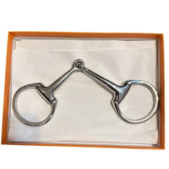 Hermès Palladium Horsebit Belt Buckle - Picture 1 of 10